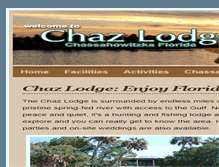 Tablet Screenshot of chazlodge.com